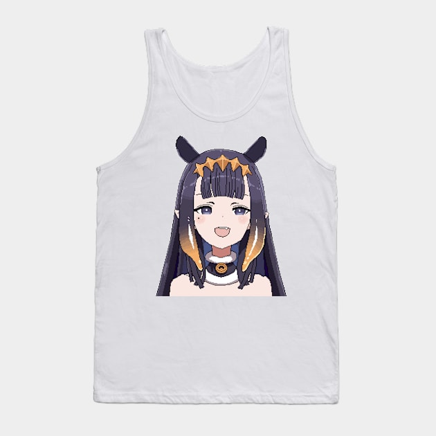 ninomae inanis beauty anime girl pixels Tank Top by dex1one